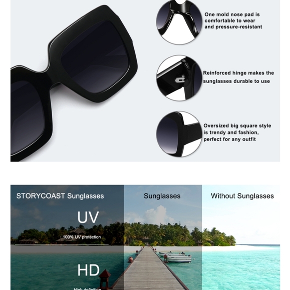 SQUARE COLORBLOCK 😎 SUNGLASSES - Picture 3 of 14